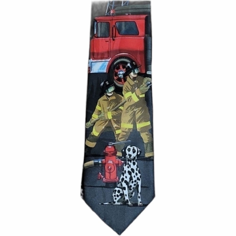 RALPH MARLIN FIREMAN DALMATION TIE